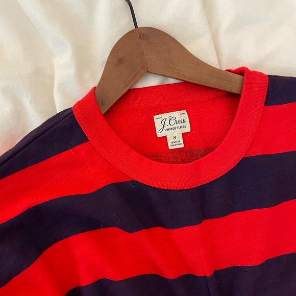 Jcrew Stripes Sweatshirt - Picture 1 of 2